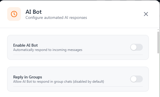 Enable AI Bot