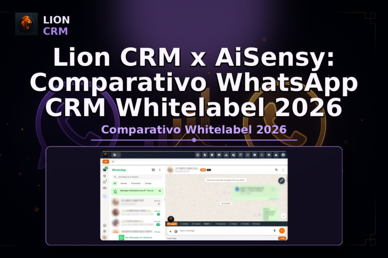 Lion CRM x AiSensy: Comparativo WhatsApp CRM Whitelabel 2026