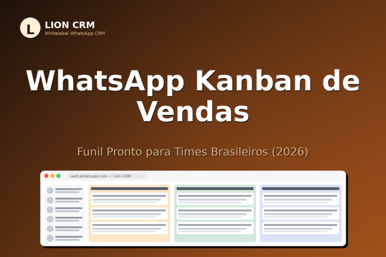 WhatsApp Kanban: Funil de Vendas Pronto para Times Brasileiros (2026)