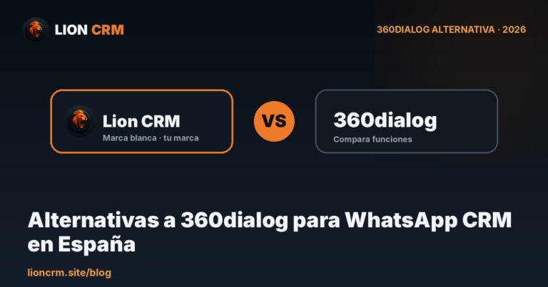 Alternativas a 360dialog para WhatsApp CRM en España