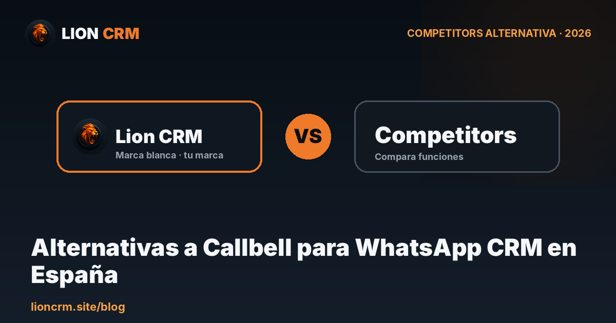 Alternativas a Callbell WhatsApp CRM de marca blanca en España