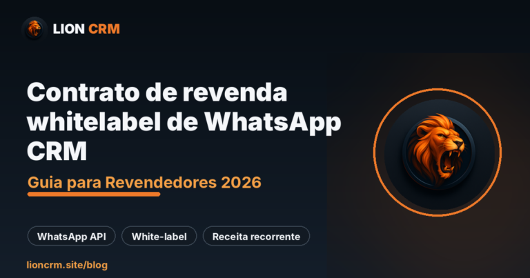 Contrato de revenda whitelabel de WhatsApp CRM